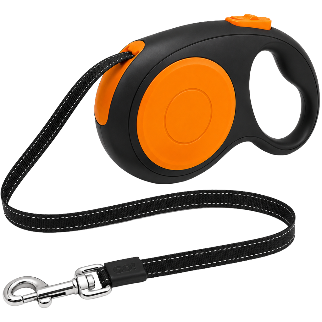 26ft Retractable Dog Leash for Large Small Dogs up to 100lbs, 360° Tangle-Free Retraction | Sevy Stretch
