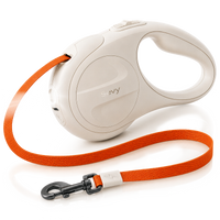 16ft Retractable Dog Leash with LED Light for Small Medium Large Dogs up to 66 lbs | Sevy Glowie