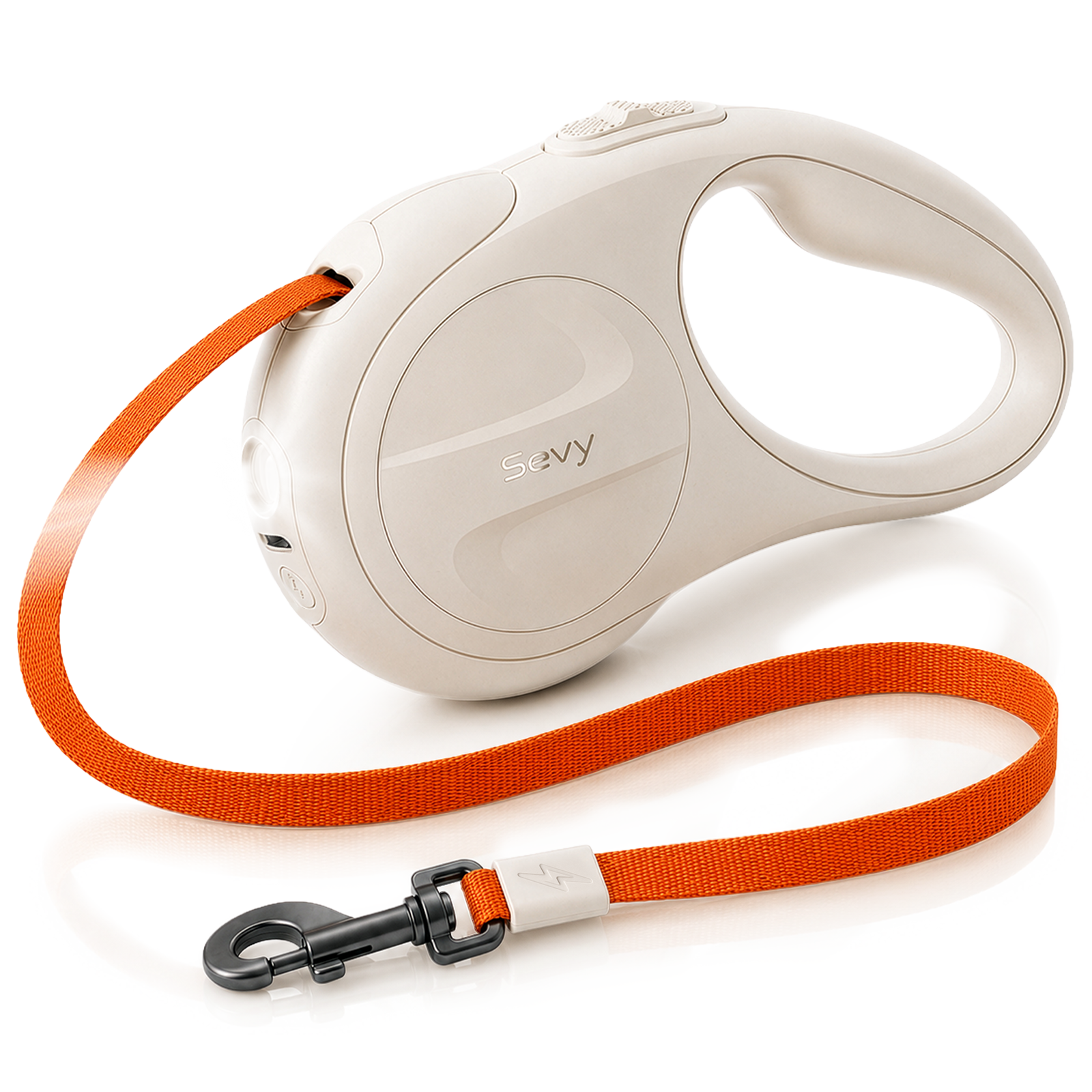 16ft Retractable Dog Leash with LED Light for Small Medium Large Dogs up to 66 lbs | Sevy Glowie