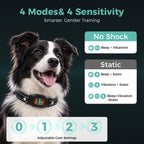 dog bark collar with 4 modes